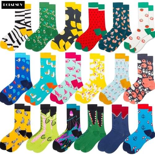 DOIAESKV Mens Fashion Socks