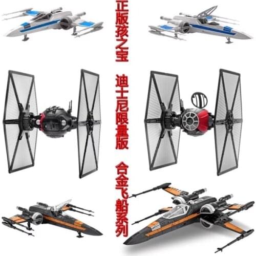 Disney Genuine Star Wars: The Force Awakens TIE Fighter Limited Collection Edition Metal Action Figure Model Toys Birthday Gifts