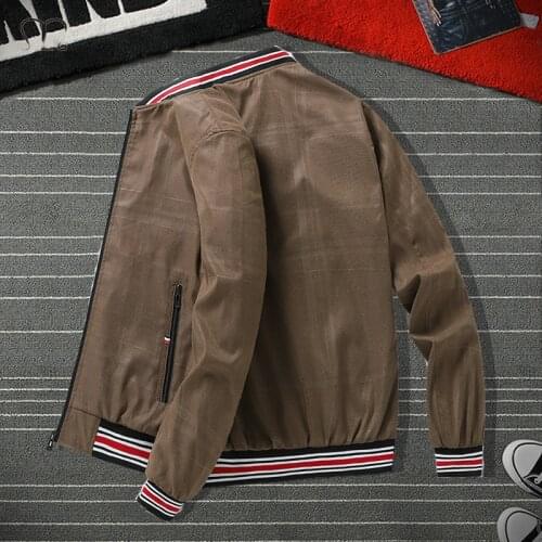 Autumn Mens Bomber Zipper Jacket Fashion Male Casual Streetwear Hip Hop Slim Fit Pilot Coat Men Clothing Windbreaker Sportswear
