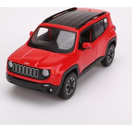 1:24 high simulation JEEP Grand Cherokee alloy car model 2015 Jeep Rebel model small SUV toys for children gifts