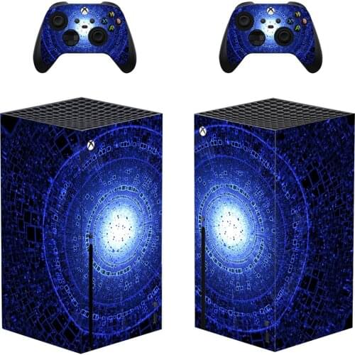 Science Fiction Style Xbox Series X Skin Sticker for Console & 2 Controllers Decal Vinyl Protective Skins Style 1