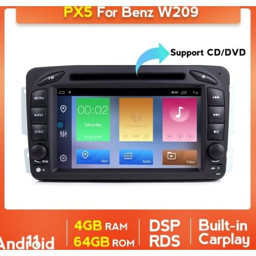 New Android 11 Car Dvd Multimedia Player For Mercedes Benz W203 Vito W639 W168 Vaneo Clk W209 W210 M/ML Radio Audio Navi GPS RDS