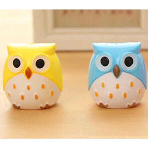 New Kawaii- Cartoon Owl Pencil Sharpener Cutter Knife Students Gift Stationery Cute Mechanical Pencil Sharpener