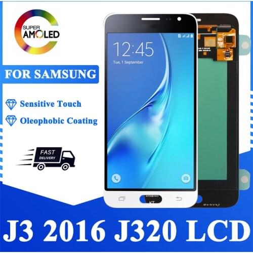 Original 5.0" LCD For Samsung J3 2016 Display J320 J320F LCD Touch Screen Digitizer For Samsung Galaxy J3 2016 J320 Display