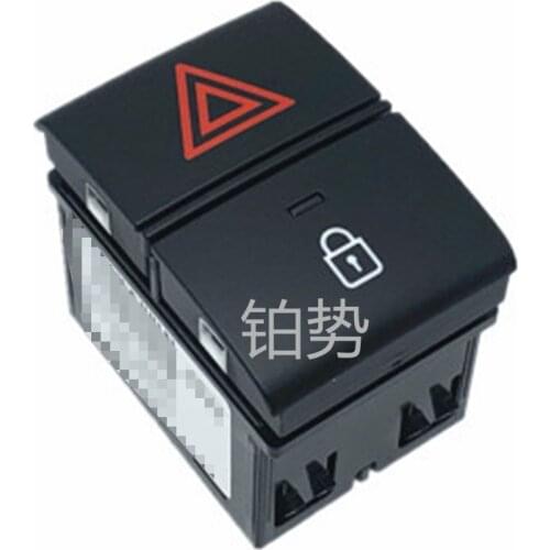 Car hazard switch assembly 2019-hyu nda iyu edo ngm atr ix door central locking latch switch width display double jump light but