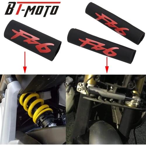 Hot Motorcycle Front Fork And Rear Shock Set Absorber Suspension Protector Protection Cover Suit For YAMAHA FZ6 Fazer FZ-6 FZ 6