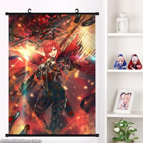 HOT Anime Game Fate/Grand Order Oda Nobunaga HD Wall Scroll Roll Print Painting Poster Collectible Collection Art Gift 60*90cm