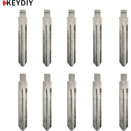 10pcs KD900/KD-X2/VVDI Remotes Uncut Metal NO. 22 Scale Blank Car Key KD MINI/KD900 Remote Blade NSN14 for NissanTeana