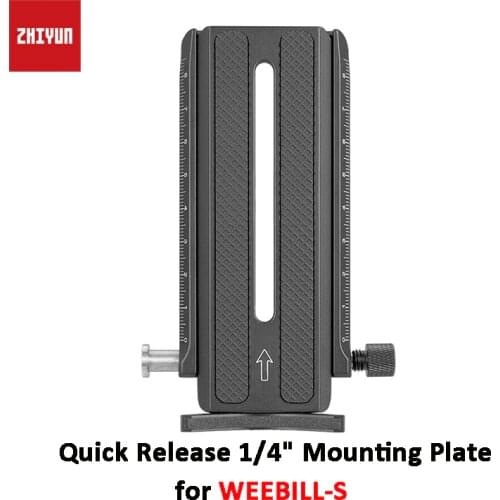 ZHIYUN Official Quick Release 1/4" Mounting Plate for WEEBILL-S/ WEEBILL LAB Gimbal Handheld Stabilizer