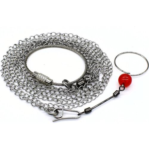 1M Parrot Bird Flying Training Leash Rope Stainless Steel Bird Chain Anti-bite With Neck Ring Harness Outdoor Macaw Cockatiel