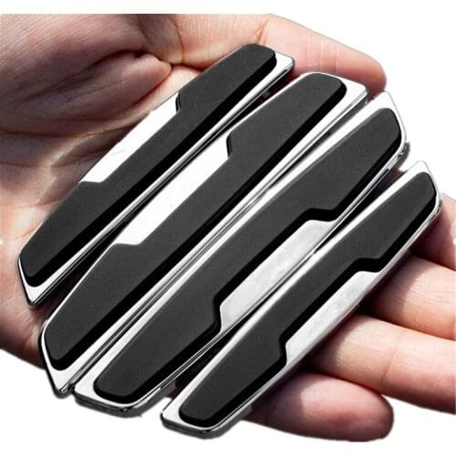 4pcs Car crash proof strips Rubber Bumper Strip Car Door Anti-Collision Sticker Auto Safety protection products