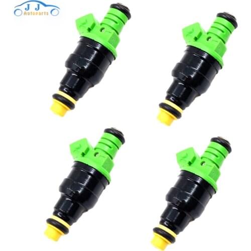 4PCS Fuel injector Engine using For Bosch EV1 Volvo Volkswagen Audi GMC Chevrolet Dodge BMW 440cc/min TURBO 42 LB/HR 0280150558