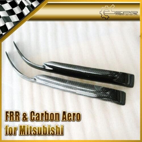 Car Styling For Mitsubishi Evolution EVO 7 8 9 Carbon Fiber Eyebrow Eyebrows Eyelids
