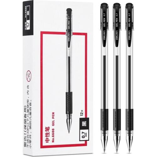 Black Ballpoint Pen Bullet 0.7MM School&office Writing Supplies Stationery Writing Smooth Student School Office Stationery