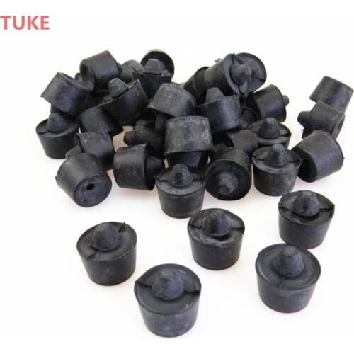 RWSYPL 50 Pcs Door Buffer Block Door Shock Absorbing Rubber Stopper For Polo Sharan Scirocco Golf MK5 MK6 1K8 837 529 1K8837529