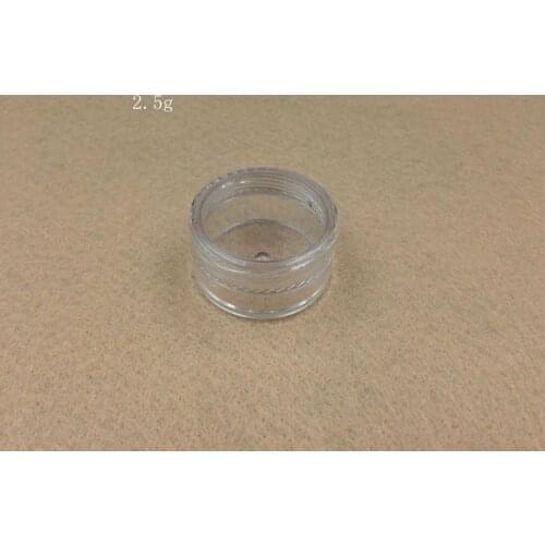 2.5G round clean cream bottle eyeshadow container power container cream jar Cosmetic Jar Cosmetic Packaging cosmetic container