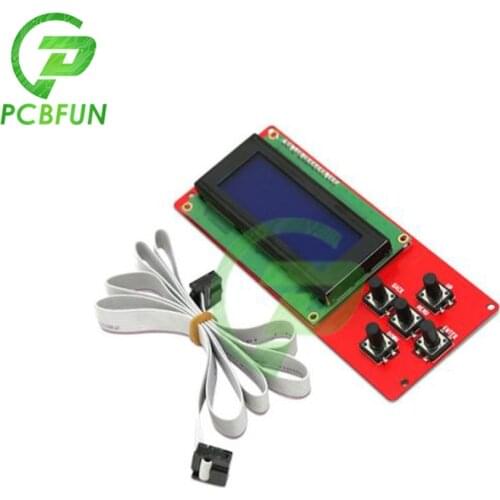 LCD2004 2004 20x4 LCD Control Screen Display Module with White Characters on Blue Background for Arduino 3d Printer Accessories