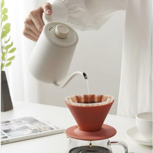 MINOS 5 Colors Gooseneck Kettle Pour Over Coffee Kettle for Kitchen Coffee Tea 0.6L/ 20.28oz
