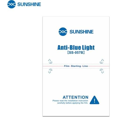 New 50pcs/Lot SUNSHINE SS-057B Anti-blue light imported hydrogel Films For SS-890C Cutting Mahine Stickers