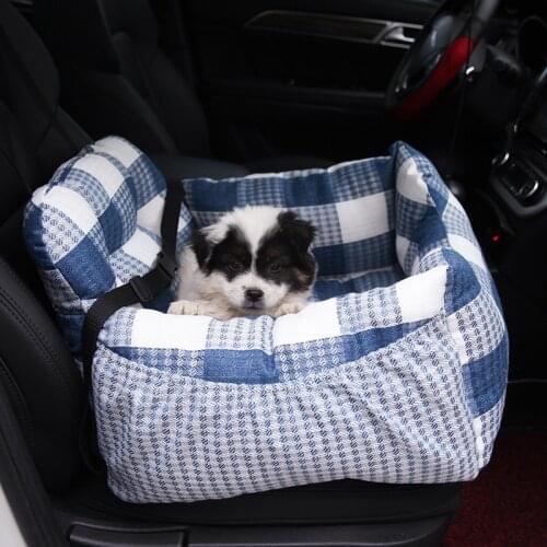 Pet Dog Carrier Bed Breathable Safe Sofa Seat Pad For Dog Carry Out Traveling Puppy Dog Cat Car Seat Dog SUV Seat 2 Colors
