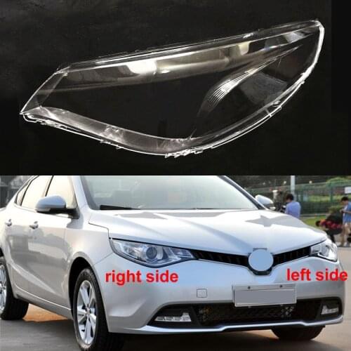 For MG GT Headlamp Shade Transparent Lamp Shade Glass Front Headlight Cover Replace Original Lampshade