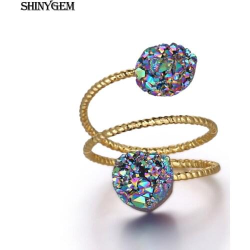 SHINYGEM Rings With Diamonds