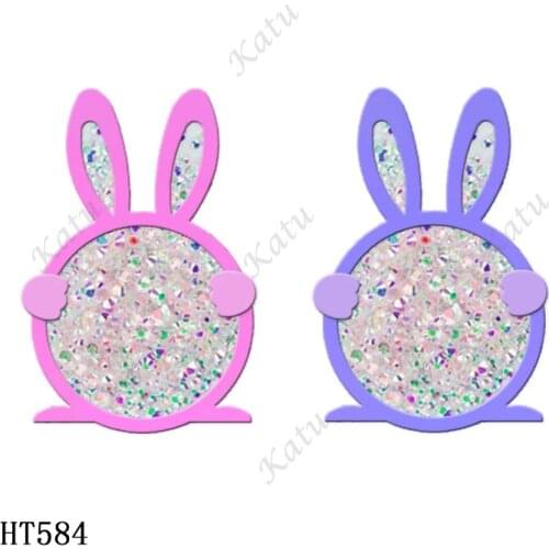 Rabbit Shaker Toys Cutting dies - New Die Cutting And Wooden Mold,HT584 Suitable For Common Die Cutting Machines On The Market