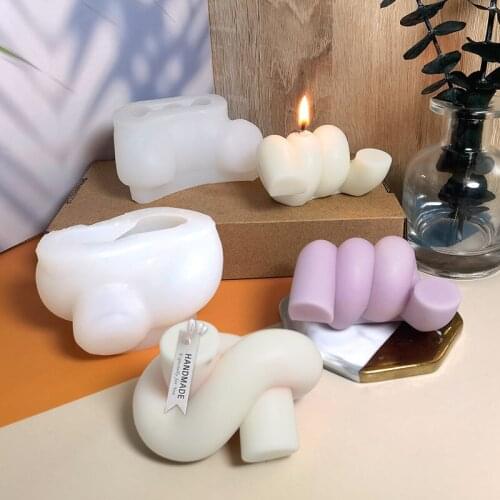 Candle Silicone Stencil Easy to Clean DIY Creatives Template For DIY Candle Fondant Soap Chocolate TS2
