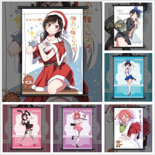 Rent A Girlfriend Chizuru Mami Sumi Ruka Anime Manga HD Print Wall Poster Scroll
