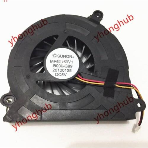 SUNON MF60150V1-B000-G99 DC 5V 2.0W 3-wire Server Cooling Fan