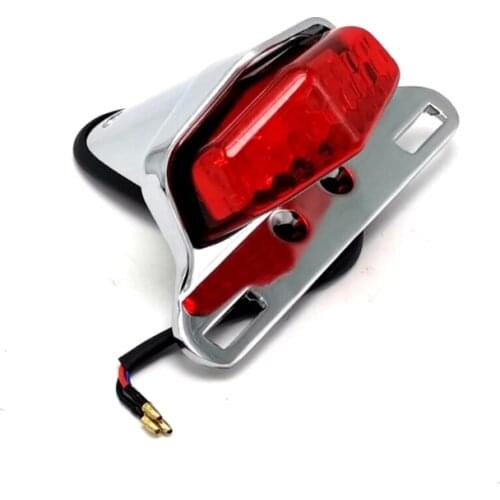 Universal Motorcycle LED Tailight Rear Light Motorbike License Plate Light Driving lights Brake Light Indicator Lamp