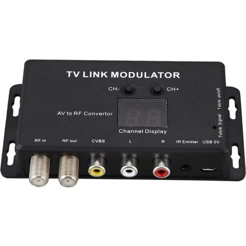 TM70 Converter UHF Plastic Home Infrared Return Receiver TV Link Modulator Signal Receiving Cable for PC/Laptop/Camera