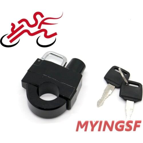 25mm Handlebar Universal Helmet Lock For HONDA VT 400 600 750 1100 1300 C/DC/RS SHADOW VTX 1800 1300 C/R/S/T/F/N/CX