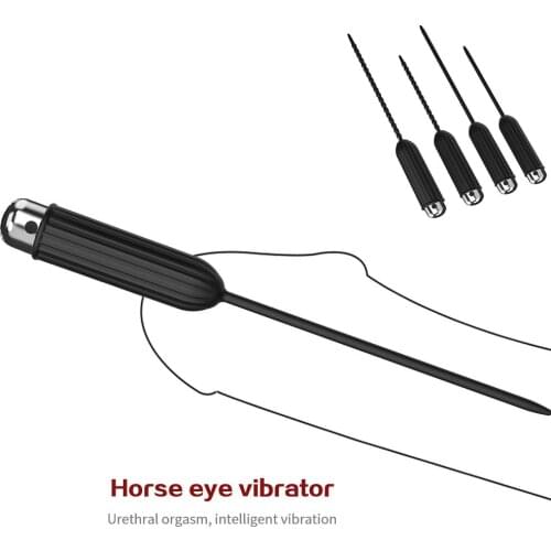 Urethral Vibrator Catheter Penis Plug Sex Toy For Men Vibrating Urethral Plug Penis Insertion Urethra Sound Dilator 10Frequency