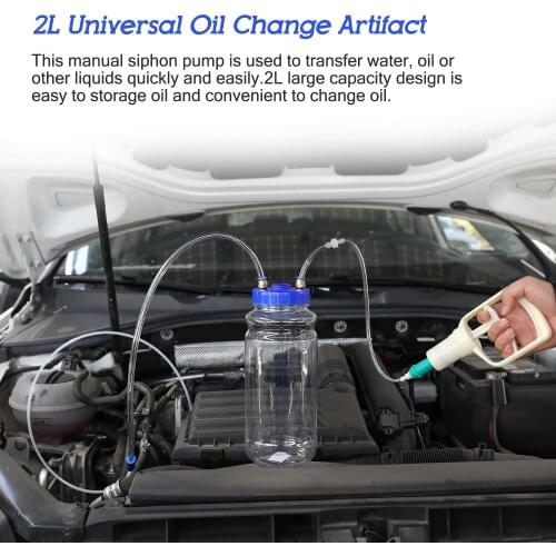 2L Universal Oil Change Artifact Manual Pump Suction Oil Pump Artifact Vacuum Pump Vacuum Pump Maintenance Tool