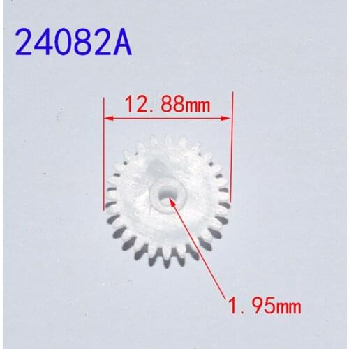 30pcs double layer plastic gear for 2mm axle/0.5M/motor gear rc car robot ship aircraft/DIY toys parts/technology model baby toy