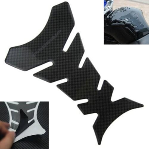 3D Carbon Fiber Motorcycle Gel Oil Gas Fuel Tank Pad Protector Sticker Decal Fit For Honda Yamaha Suzuki Kawasaki Custom