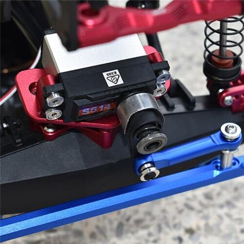 Aluminum Steering Gear Mount Servo Fixing Seat Upgrade Parts for LOSI 1/8 LMT SOLID AXLE 4WD MONSTER TRUCK
