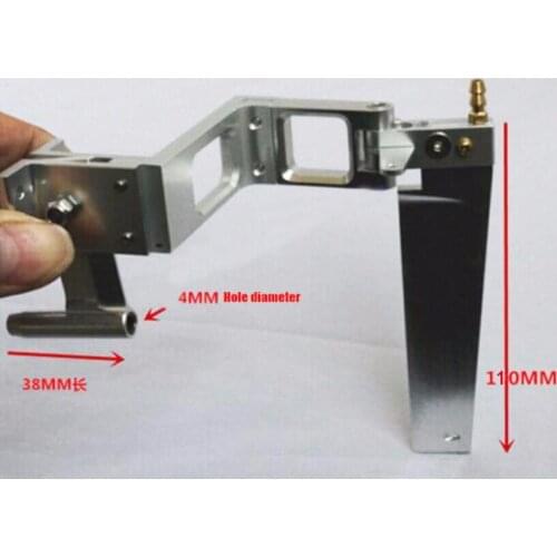 4mm*110mm Shaft bracket holder assembly Rudder system spare parts for RC brushless electric racing boat steering-wheel