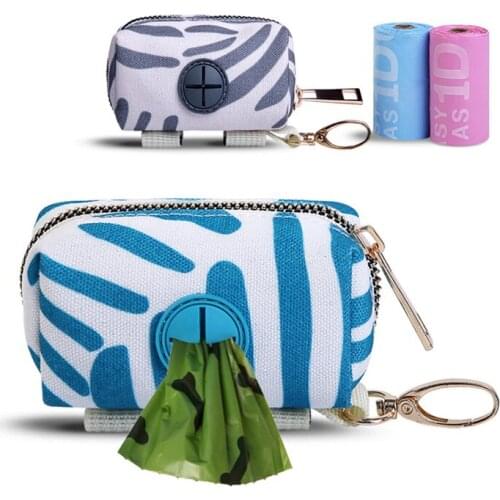 Waste Bag Dispenser for Dog Waste Carrier Pet Garbage Bag Storage Supply Accessory Dog Cat Small Tools Poop Bag Holder