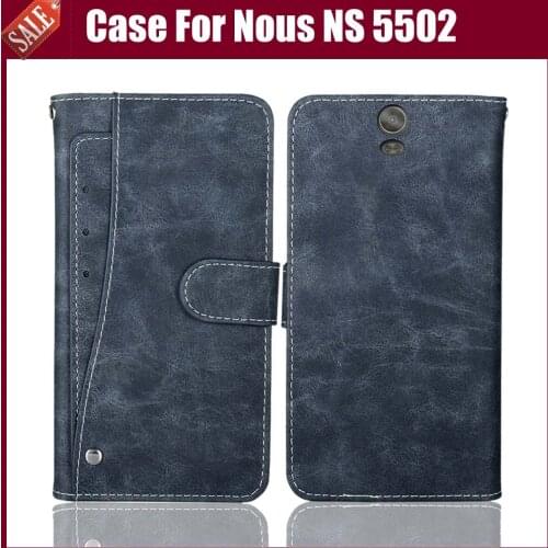Hot Sale! Nous NS 5502 Case High Quality Flip Leather Phone Case Protective Cover For Nous NS 5502 Case With Card Slots
