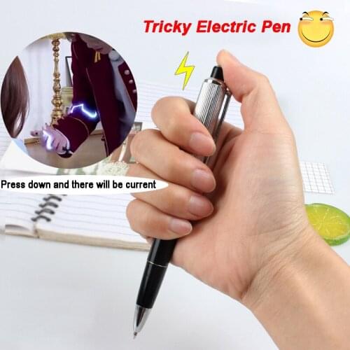 Childrens April Fools' Day Toys Electric Shock Pen Utility Gadgets Jokes Funny Prank Stunt Novelty Toys Gifts for Kids