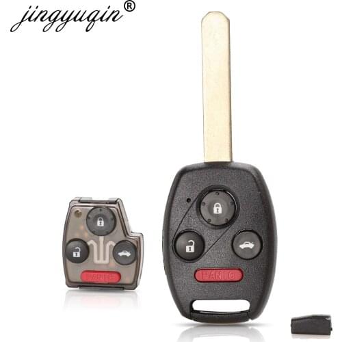 Jingyuqin 5x 313.8Mhz OUCG8D-380H-A Car Remote Keyless Fob For Honda Accord 2003-2007 Odyssey 05-10 ID46 3/4 Buttons Alarm Key