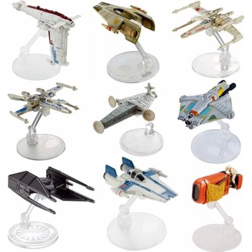 Star Wars Die Cast Vehicles Spaceship Warship Toys 1:64 Scale Diecast Metal Alloy Modle Action Figure Model Toy For Kids Gif
