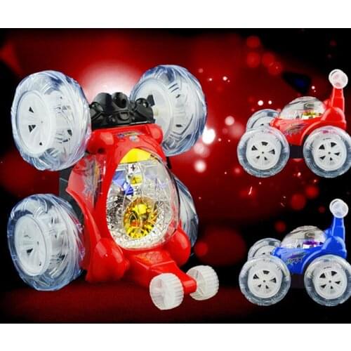 New Wireless Remote Control Car Tumbling Stunt Dump Truck Toys For Children Electric Cool RC Cars Toy Boy Kids Birthday Gifts