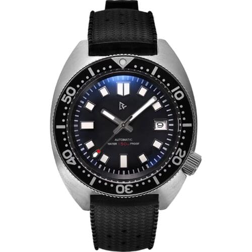 RDUNAE Mens Automatic Watches Abalone 100m Waterproof Diver Watch 316 Steel Luminous NH35A Mechanical Watch