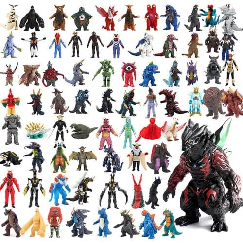 2021 Ultraman series new soft monster collection Action figure Model decoration Childrens gifts