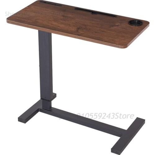 Movable Bedside Table Lifting Side Small Table Bed Bedroom Lazy Round Computer Desk Folding Desk