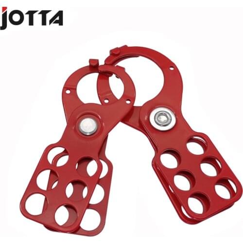 Industrial Hasps-Six-hole steel safety lockout Hasp Diameter 25mm