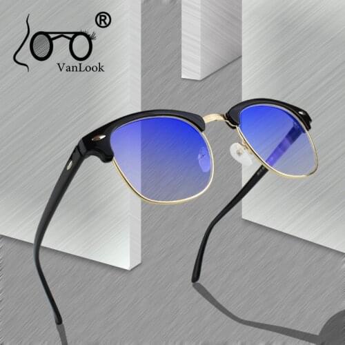 Computer Glasses Transparent For Women Men Spectacle Frame Anti Blue Ray Clear Fashion Eyeglasses Oversize Blue Light Blocking